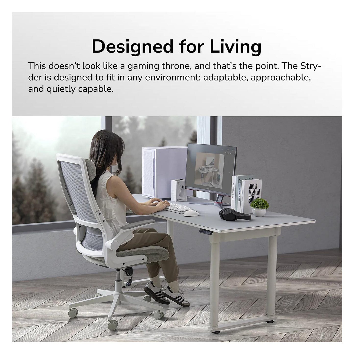 COUGAR Gaming/Office-Stuhl Stryder, Stoff, Schwarz