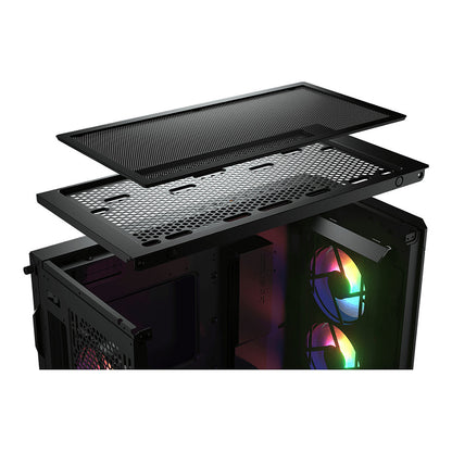 Midi COUGAR DuoFace Pro ARGB, Schwarz