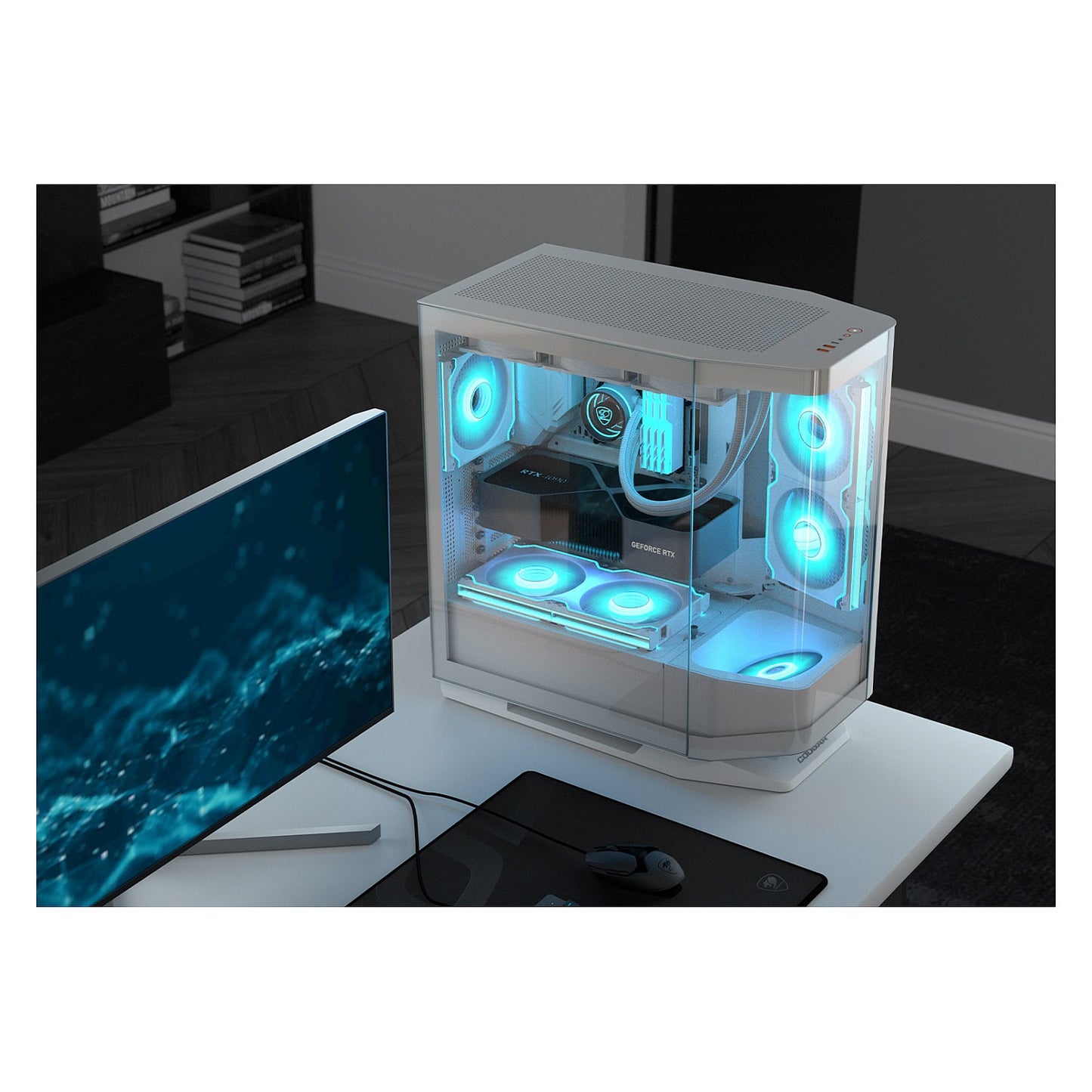 Midi COUGAR FV270 ARGB, Weiß