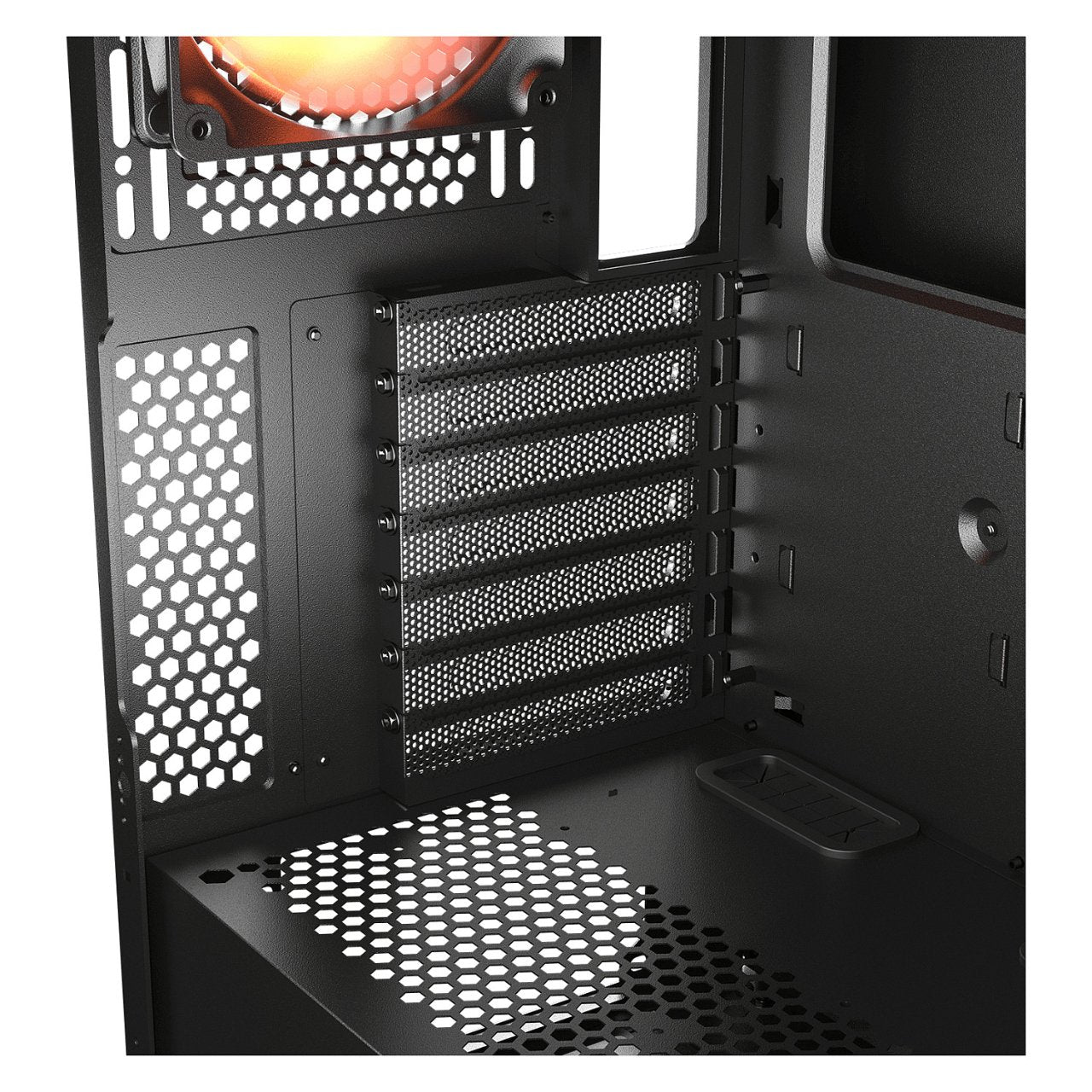 Midi COUGAR Airface ECO, ARGB, Schwarz