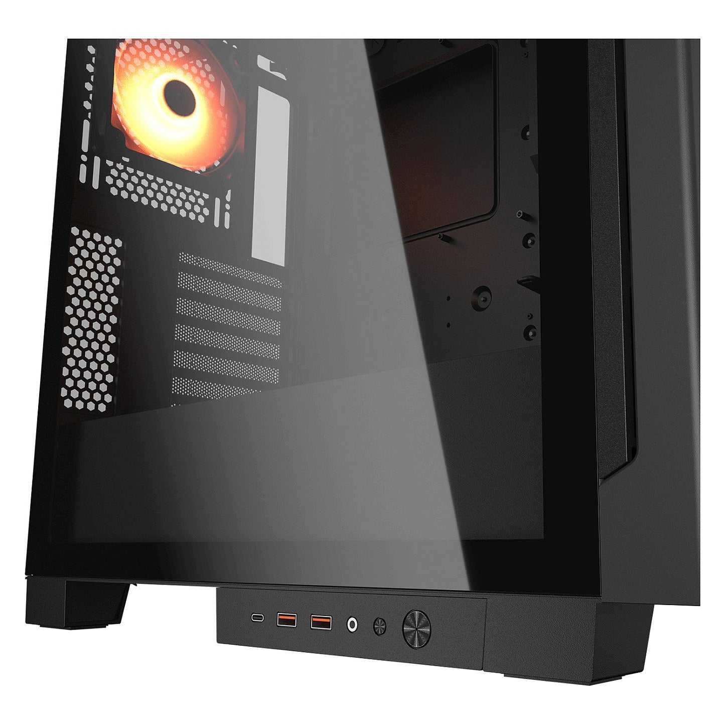 Midi COUGAR Airface ECO, ARGB, Schwarz