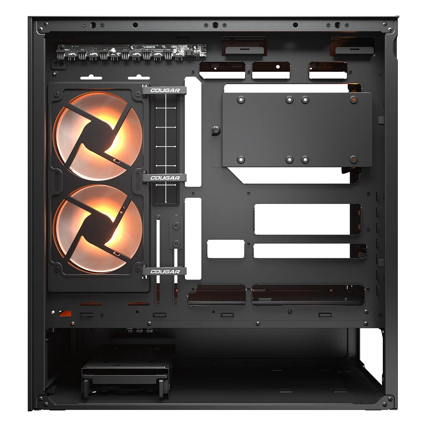 Midi COUGAR CFV235, ARGB, Glas, Schwarz