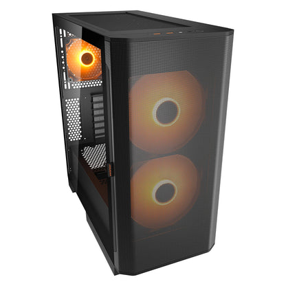 Midi COUGAR Airface FLO, ARGB, Schwarz