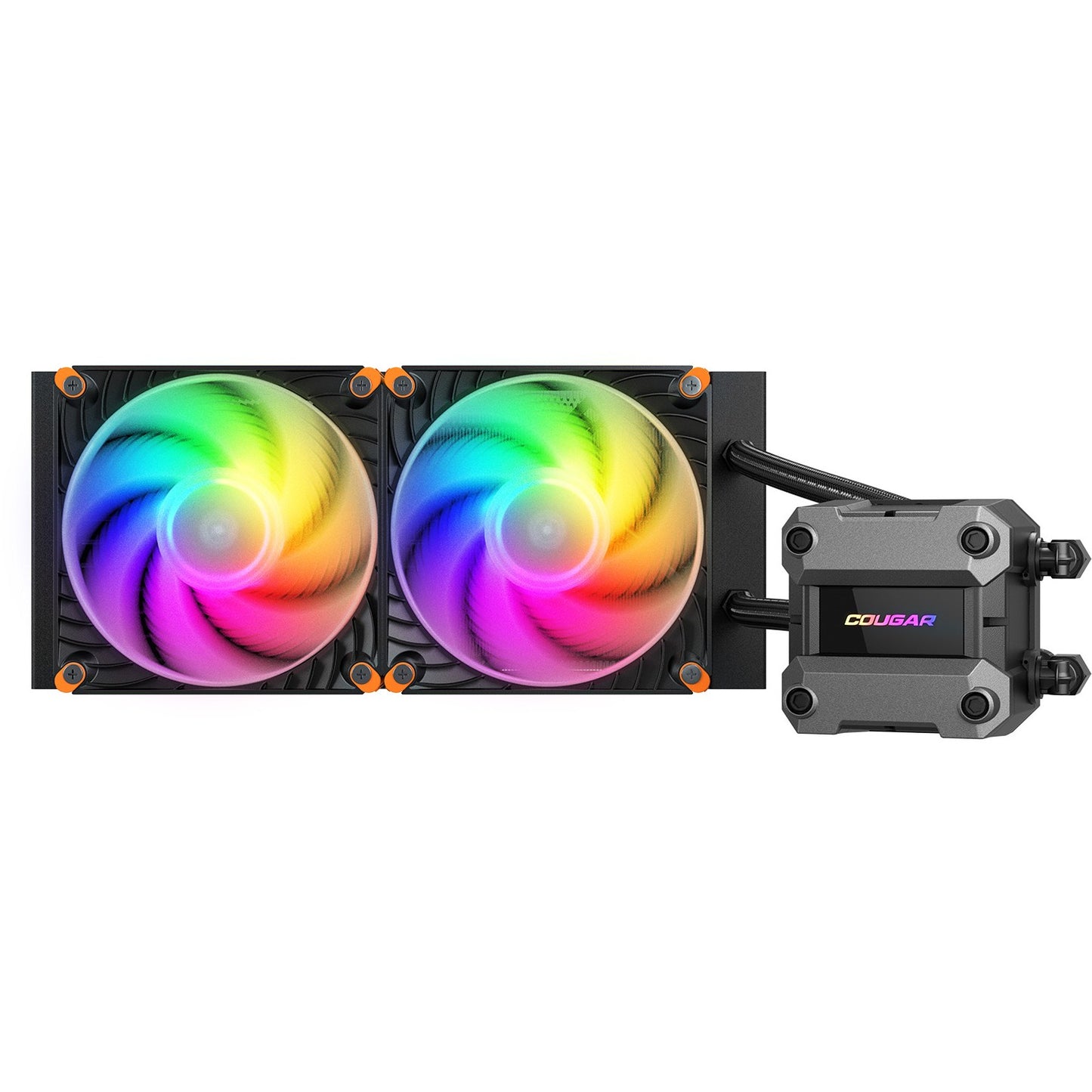 K COUGAR CPU Wasserkühlung Poseidon Ultra 240, ARGB, Schwarz