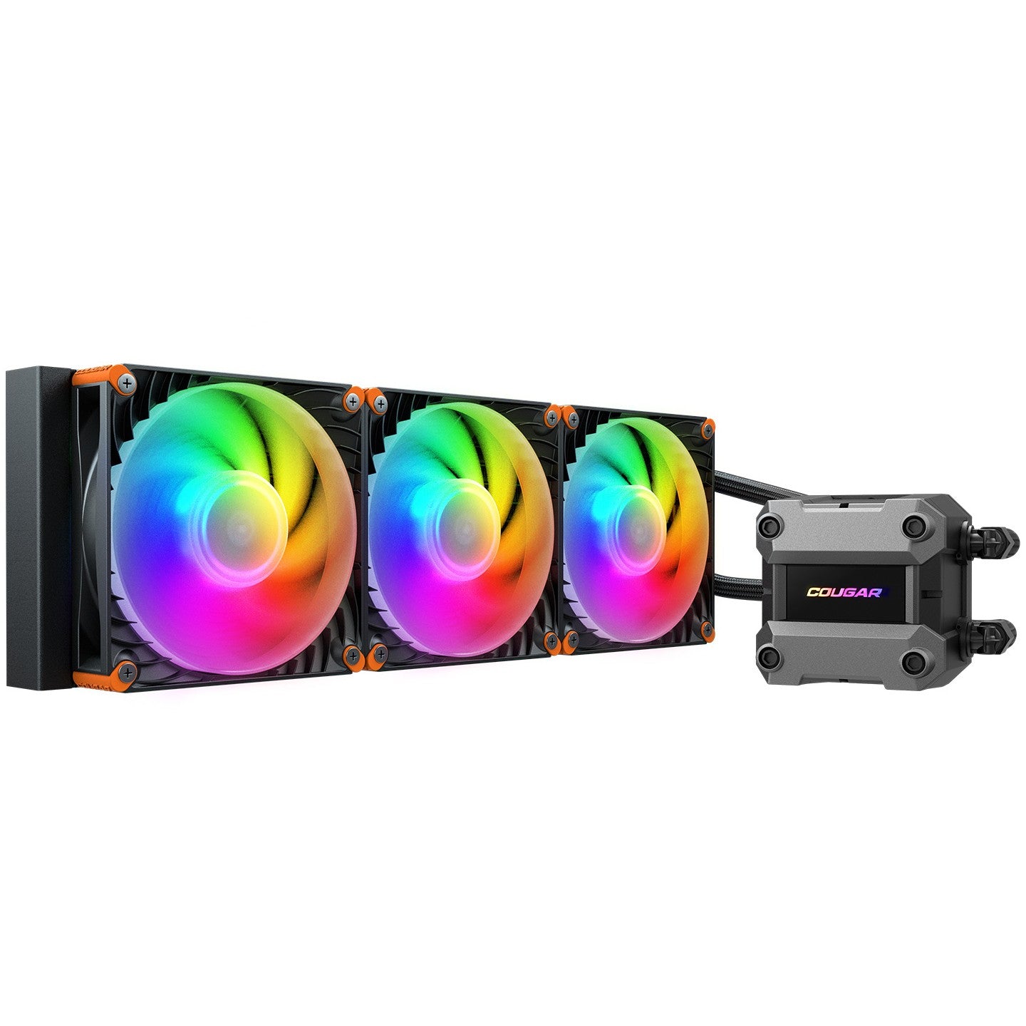 K COUGAR CPU Wasserkühlung Poseidon Ultra 360, ARGB, Schwarz