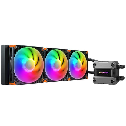 K COUGAR CPU Wasserkühlung Poseidon Ultra 360, ARGB, Schwarz