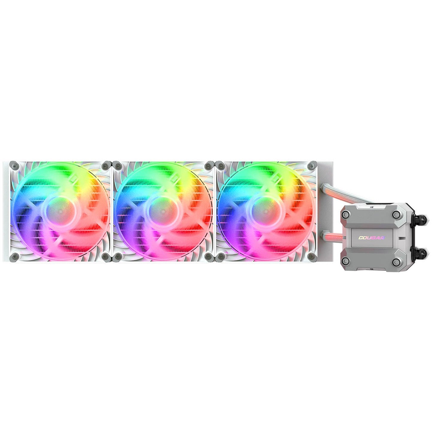 K COUGAR CPU Wasserkühlung Poseidon Ultra 360, ARGB, Weiß