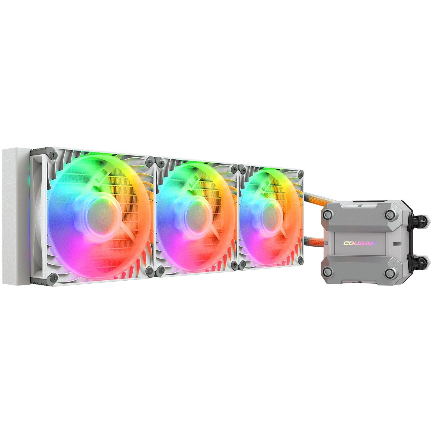K COUGAR CPU Wasserkühlung Poseidon Ultra 360, ARGB, Weiß