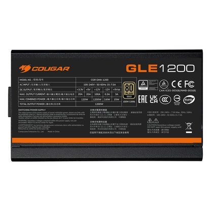 1200W COUGAR Netzteil GLE 1200W ATX3.1 / 80 Plus Gold