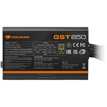 850W COUGAR Netzteil GST 850W ATX3.1 / 80 Plus Gold