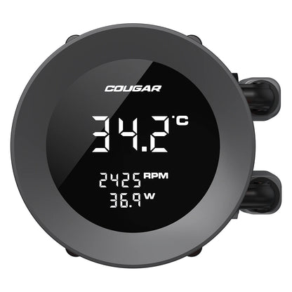 K COUGAR CPU Wasserkühlung Poseidon Vistek 360, ARGB, Schwarz