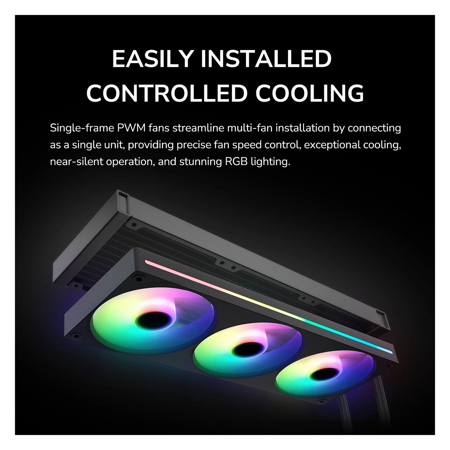 K COUGAR CPU Wasserkühlung Poseidon Vistek Pro 360,ARGB,Weiß