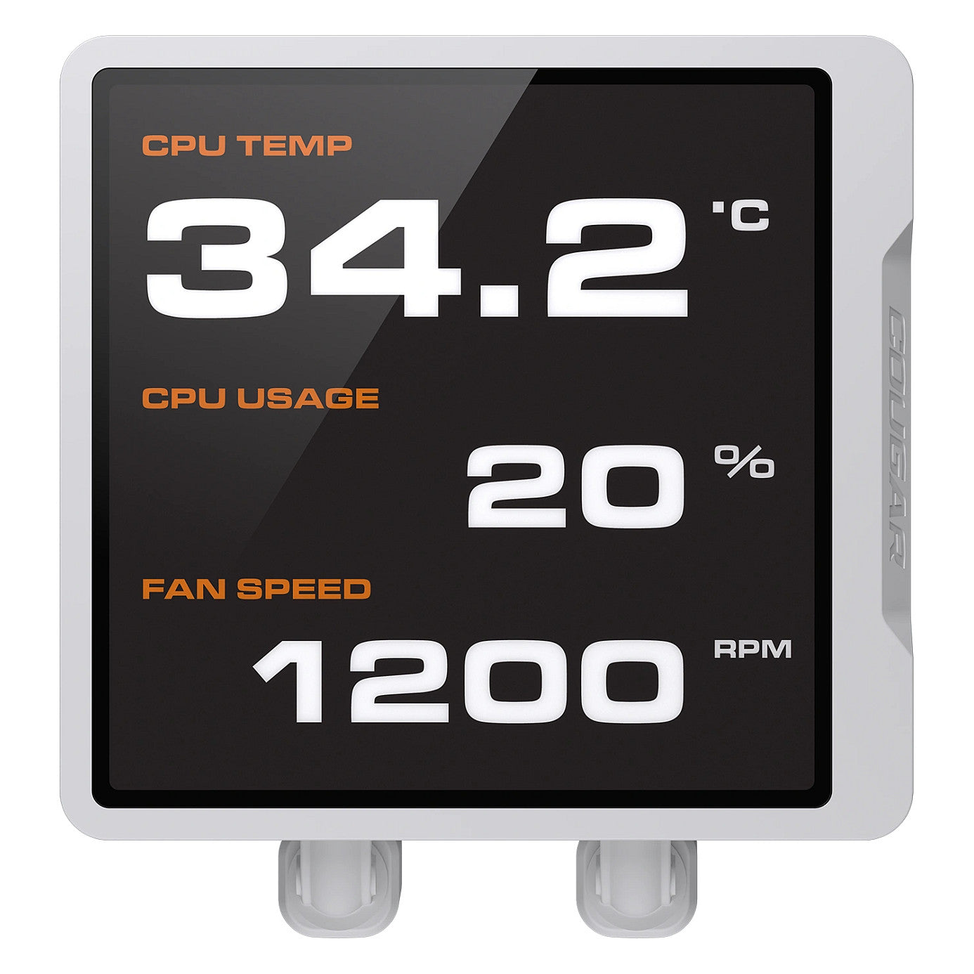 K COUGAR CPU Wasserkühlung Poseidon Vistek Pro 240,ARGB,Weiß