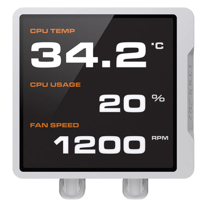 K COUGAR CPU Wasserkühlung Poseidon Vistek Pro 240,ARGB,Weiß