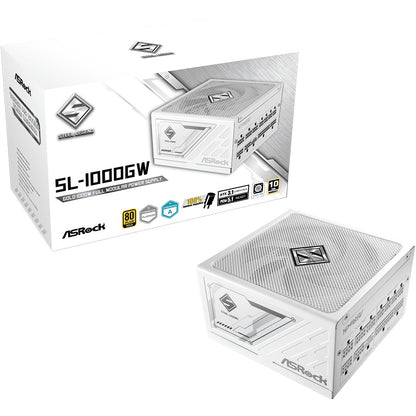 1000W ASRock Steel Legend SL-1000GW 1000W ATX 80+ Gold white retail