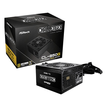 850W ASRock Challenger Series CL-850G 850W ATX 80+ Gold black retail