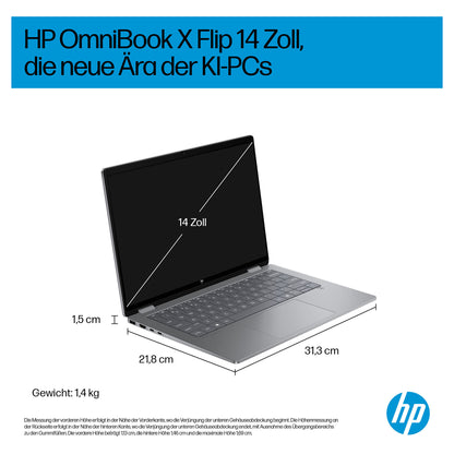 HP OmniBook X Flip 14-fm0056ng Intel® Core™ Ultra 5 226V Next Gen AI Notebook 35,6 cm (14"")