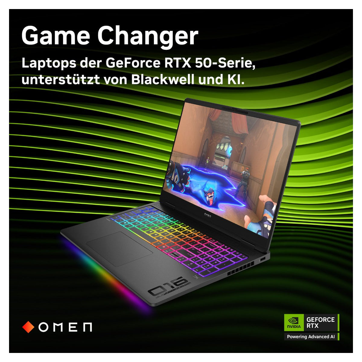 HP Omen Max 16" WQXGA Ryzen AI 7 H350 32GB/1TB SSD RTX 5070Ti Win11 Home - 16-ak0473ng