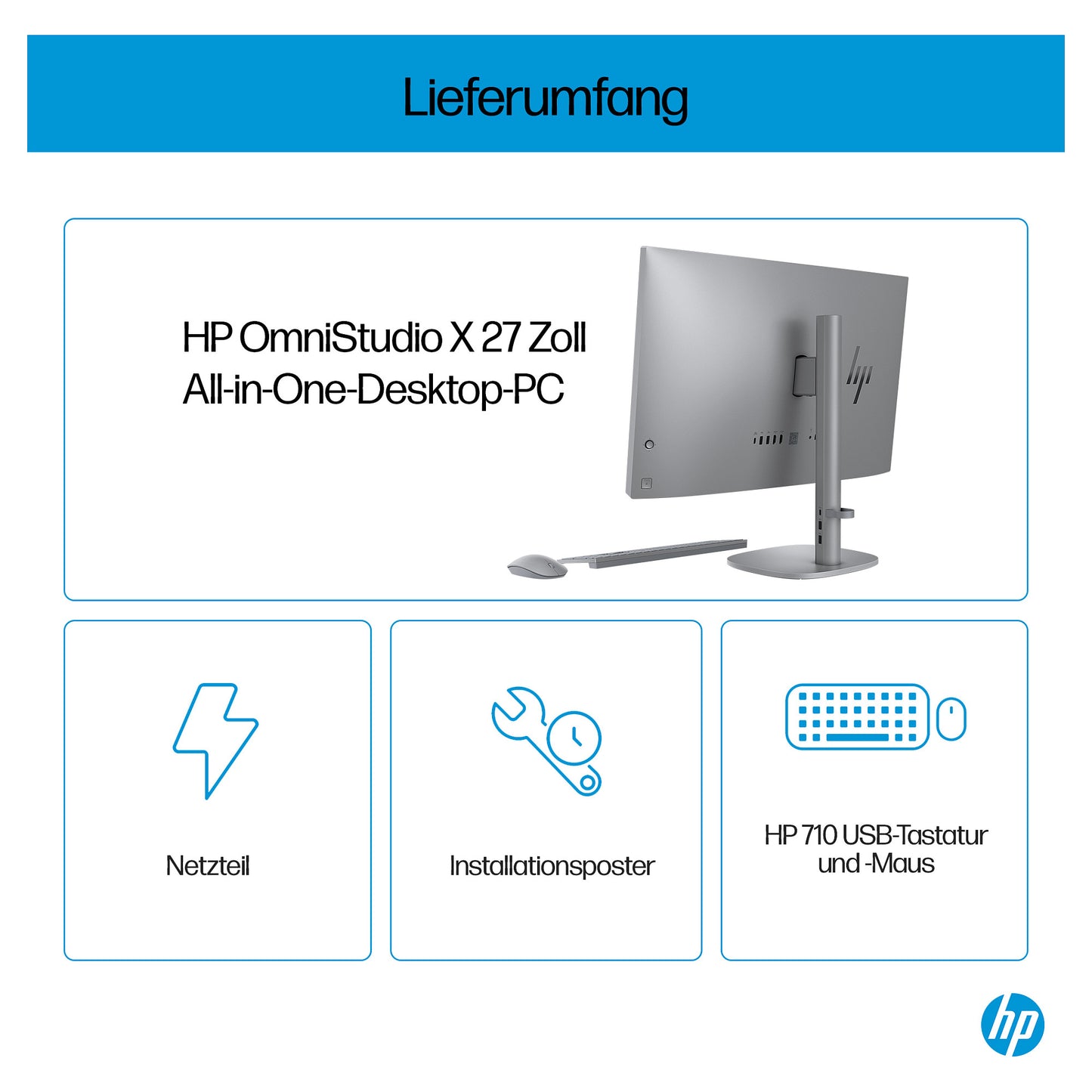 HP OmniStudio X 27" FHD IPS All-in-One Ultra 7-155H 16GB/1TB SSD Win11 27-cs0073ng