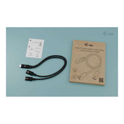 D I-TEC USB-C SPLITTER AUDIO/DATA