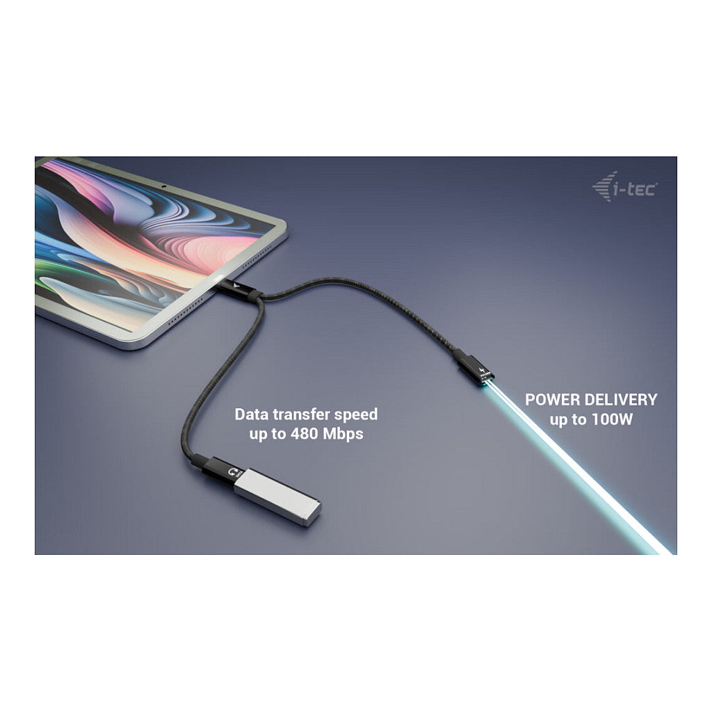 D I-TEC USB-C SPLITTER AUDIO/DATA