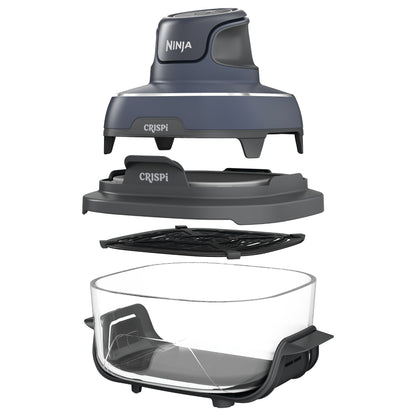Ninja FN101EUGY CRISPi 4-in-1 Tragbare Glas-Heißluftfritteuse Cyber Space
