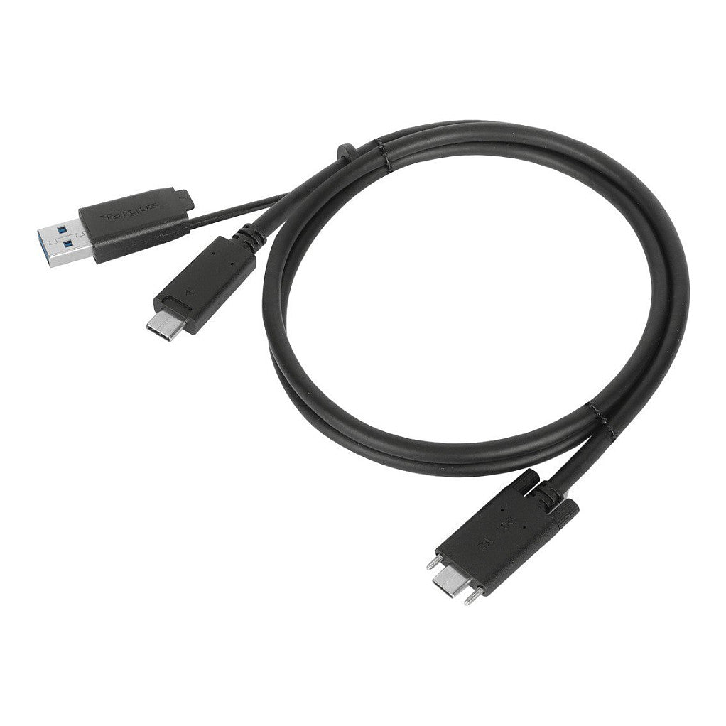 TARGUS 1m USB-C to USB-C Dock Cable and USB-A Tether Adapter