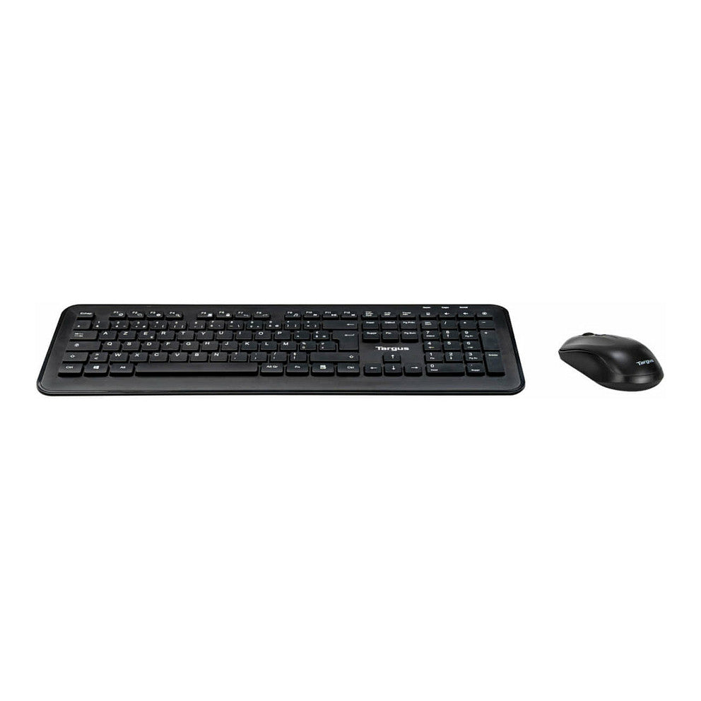 TARGUS - Tastatur-und-Maus-Set - Kombination - full size - kabellos - 2.4 GHz - AZERTY - Franzsisch - Schwarz