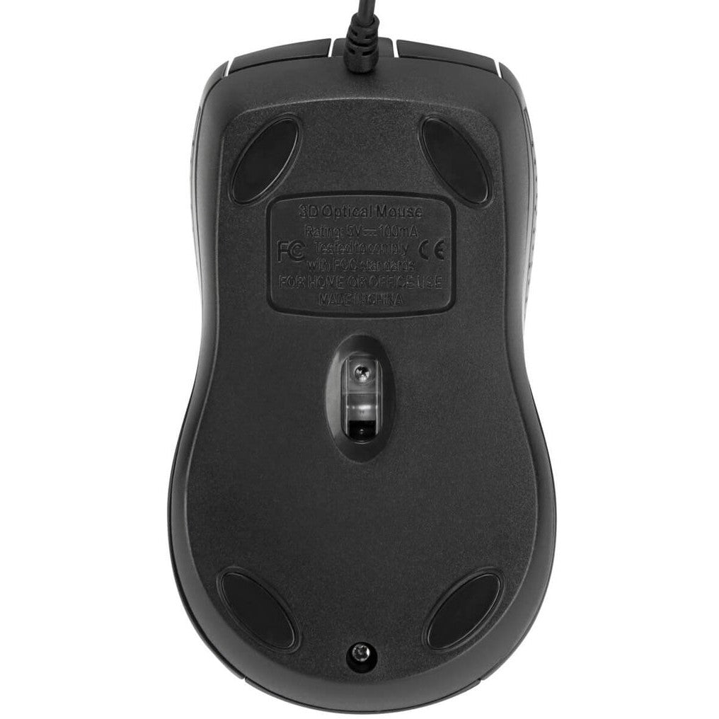 TARGUS - Tastatur-und-Maus-Set - full size - antimicrobial - USB - QWERTY - Spanisch - Schwarz