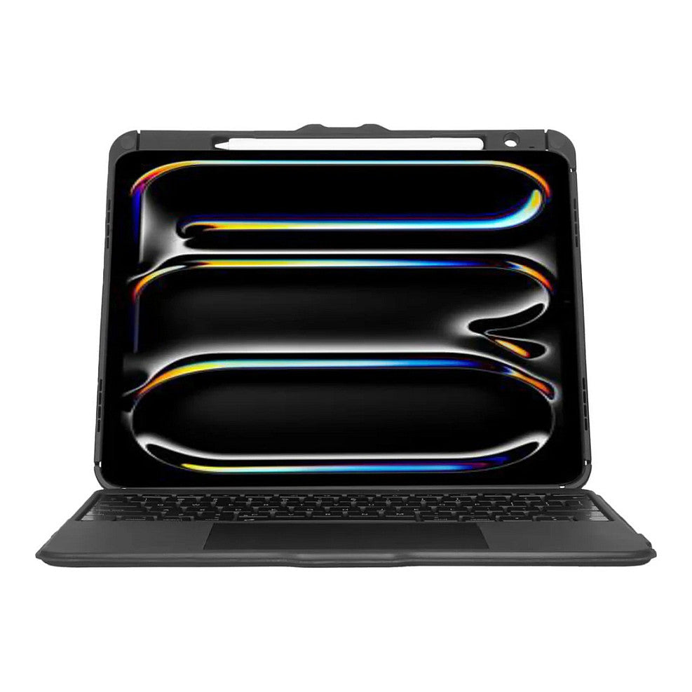 TARGUS Versavu - Tastatur und Folio mit Trackpad - kabellos - Bluetooth 5.0 - QWERTY - GB - Schwarz