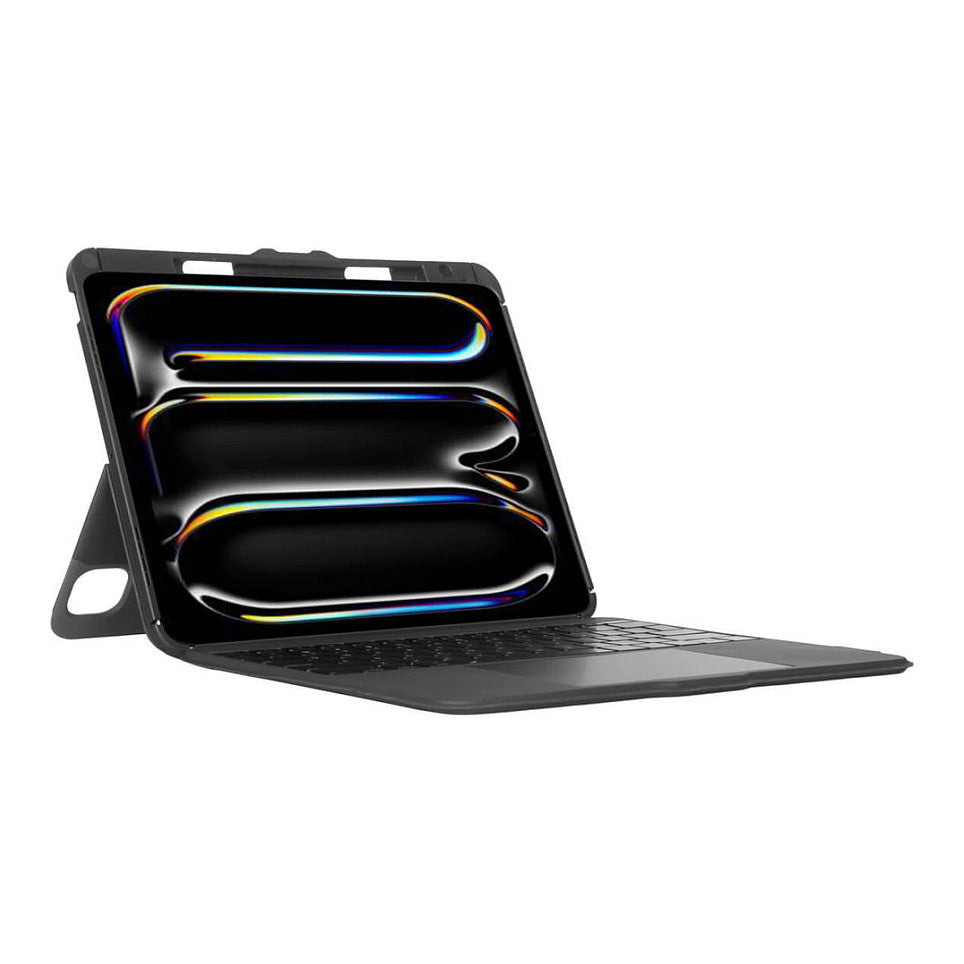 TARGUS Versavu - Tastatur und Folio mit Trackpad - kabellos - Bluetooth 5.0 - QWERTY - GB - Schwarz