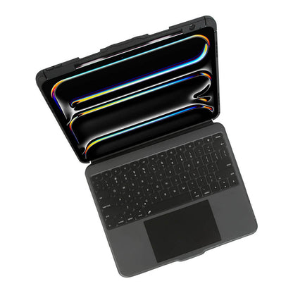 TARGUS Versavu - Tastatur und Folio mit Trackpad - kabellos - Bluetooth 5.0 - QWERTY - GB - Schwarz