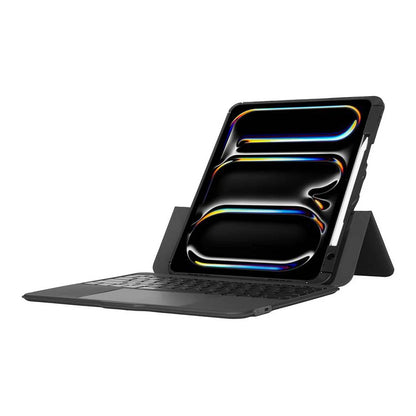 TARGUS Versavu - Tastatur und Folio mit Trackpad - kabellos - Bluetooth 5.0 - QWERTY - GB - Schwarz