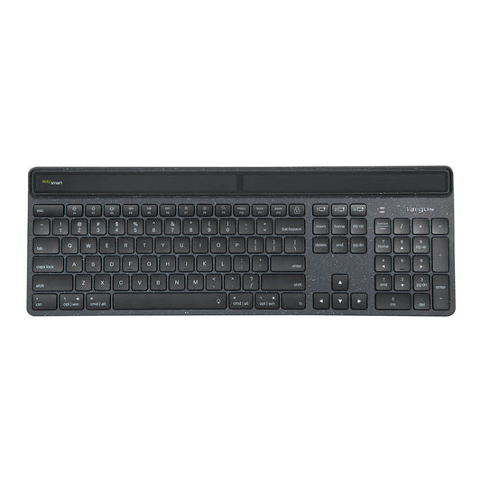TARGUS EcoSmart antimicrobial hintergrundbeleuchtet - kabellos - Bluetooth 5.0 - QWERTY - Nordisch