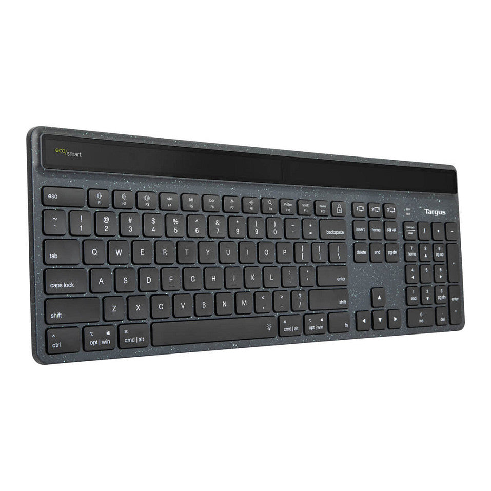 TARGUS EcoSmart antimicrobial hintergrundbeleuchtet - kabellos - Bluetooth 5.0 - QWERTY - Nordisch