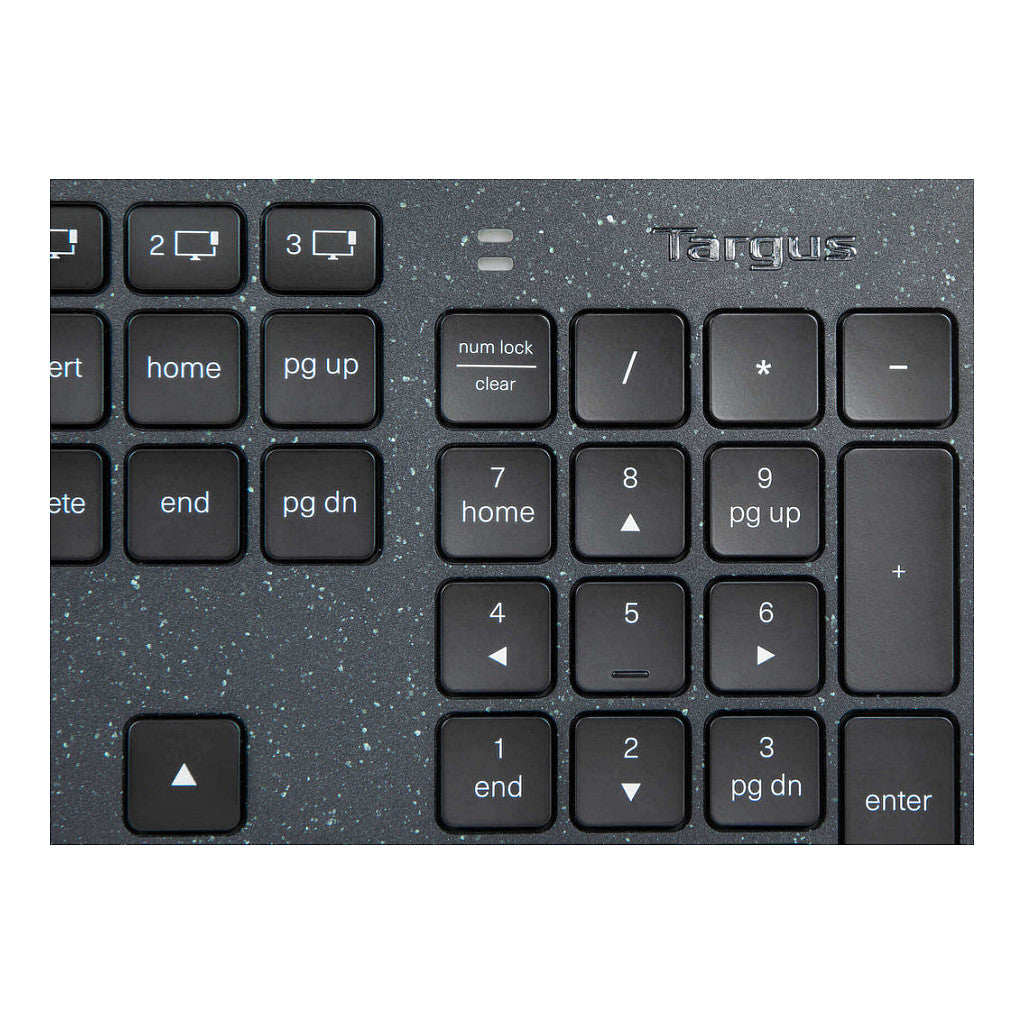 TARGUS EcoSmart antimicrobial hintergrundbeleuchtet - kabellos - Bluetooth 5.0 - QWERTY - Nordisch