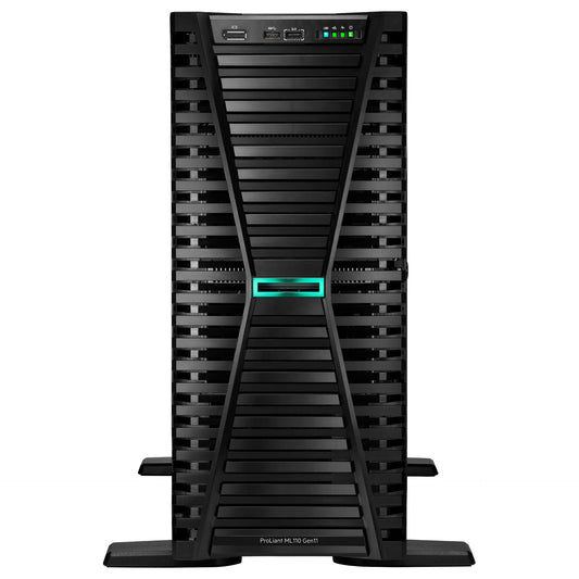 Server HPE ProLiant ML110 Gen11 Intel Xeon Silver 4510 2.4GHz 12c 1P 2x32GB-R 8SFF NS204i-u MR408i-o 2x1000W PS EU Server