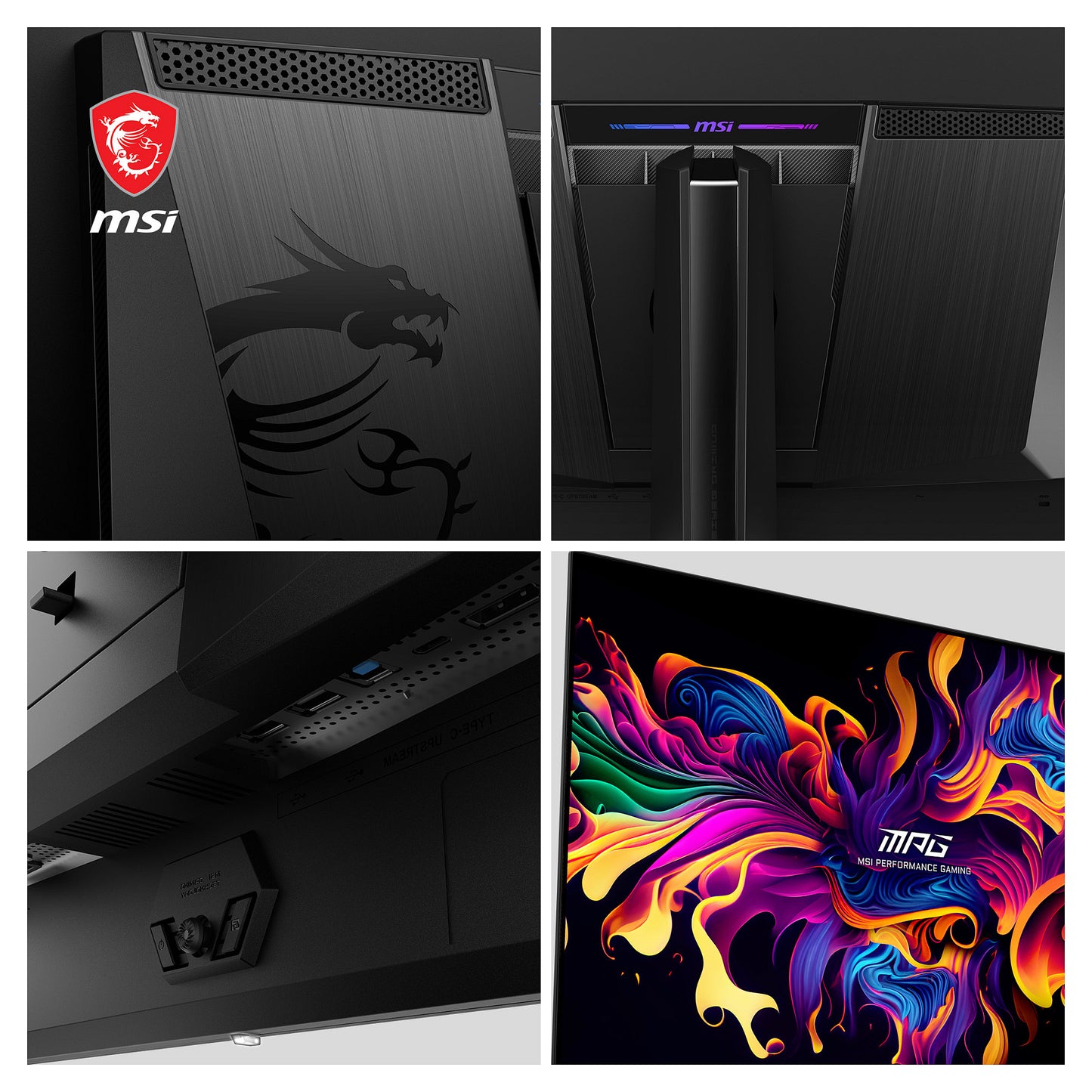 MSI MPG 321URXDE QD-OLED (80 cm (31.5 Zoll), schwarz, UltraHD/4K, QD-OLED, Adaptive-Sync, USB-C, 240Hz Panel)