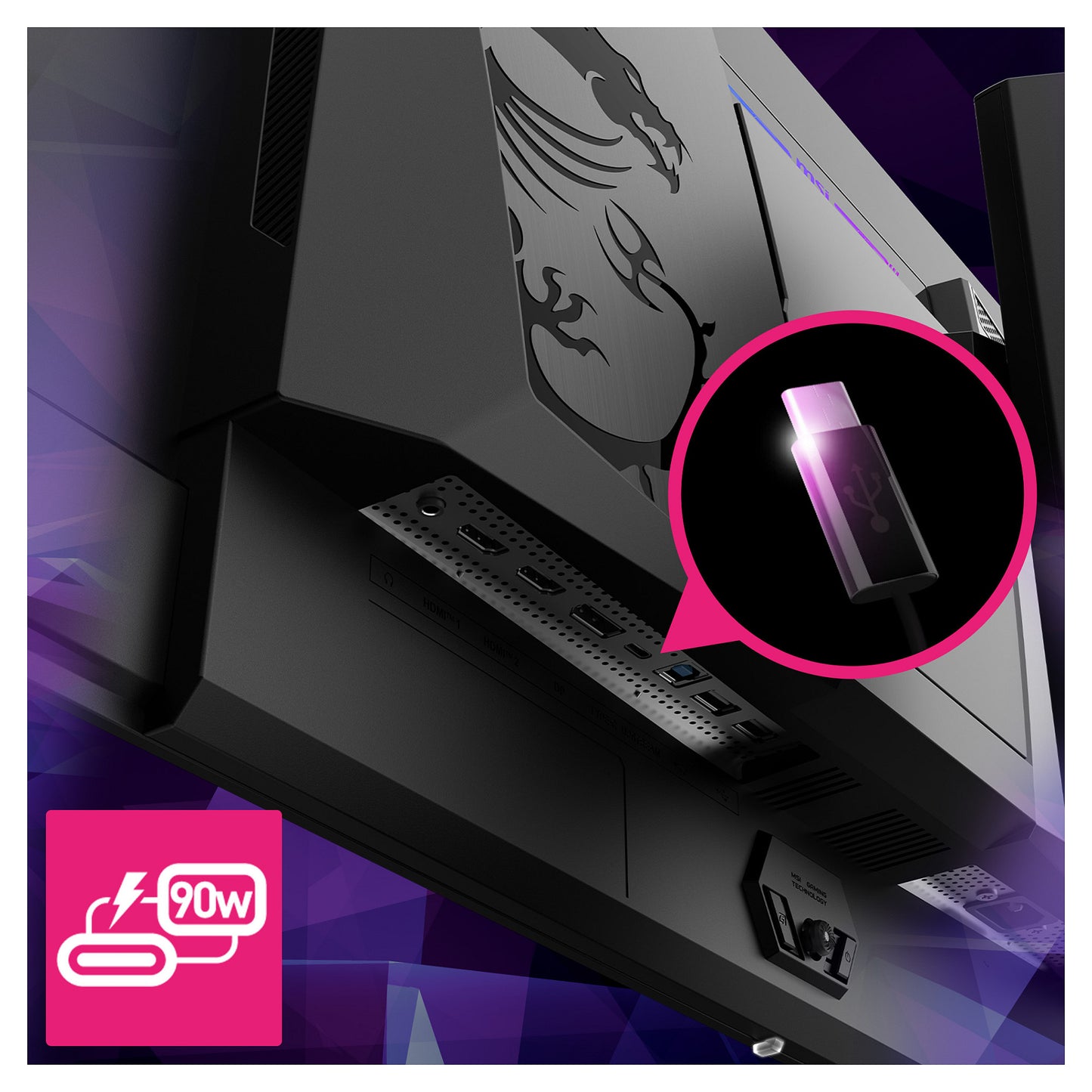 MSI MPG 321URXDE QD-OLED (80 cm (31.5 Zoll), schwarz, UltraHD/4K, QD-OLED, Adaptive-Sync, USB-C, 240Hz Panel)