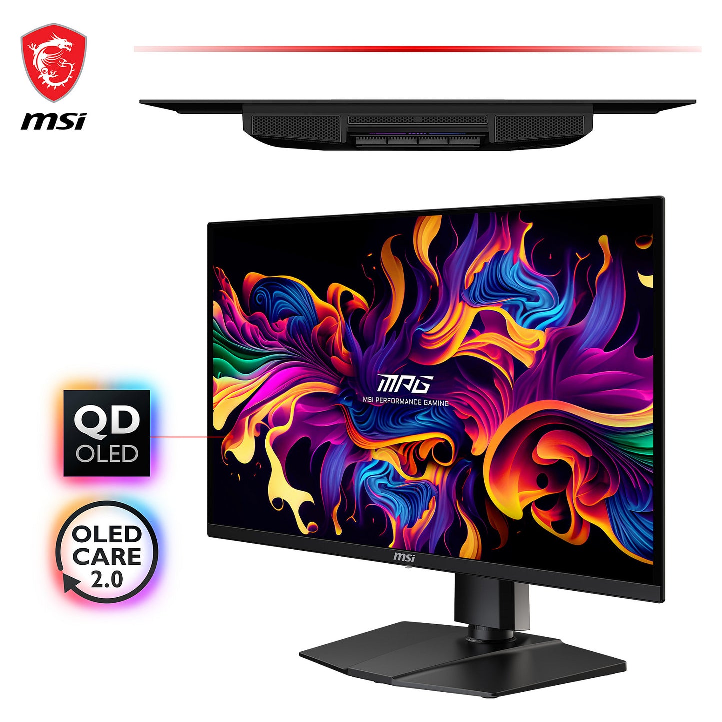 MSI MPG 321URXDE QD-OLED (80 cm (31.5 Zoll), schwarz, UltraHD/4K, QD-OLED, Adaptive-Sync, USB-C, 240Hz Panel)