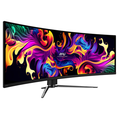 MSI MPG 491CQPXDE QD-OLED (124.5 cm (49 Zoll), schwarz, DQHD, Curved, USB-Hub, USB-C, 240Hz Panel)