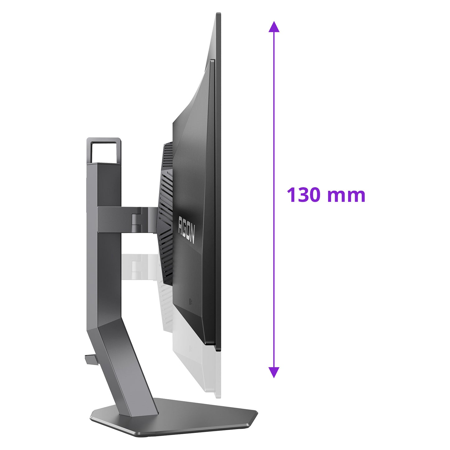 67,3cm/26,5" (3840x2160) AOC AG276UZD 16:9 4K QD-OLED 0,03ms 240Hz HDMI DisplayPort USB-C USB VESA Speaker HDR Black