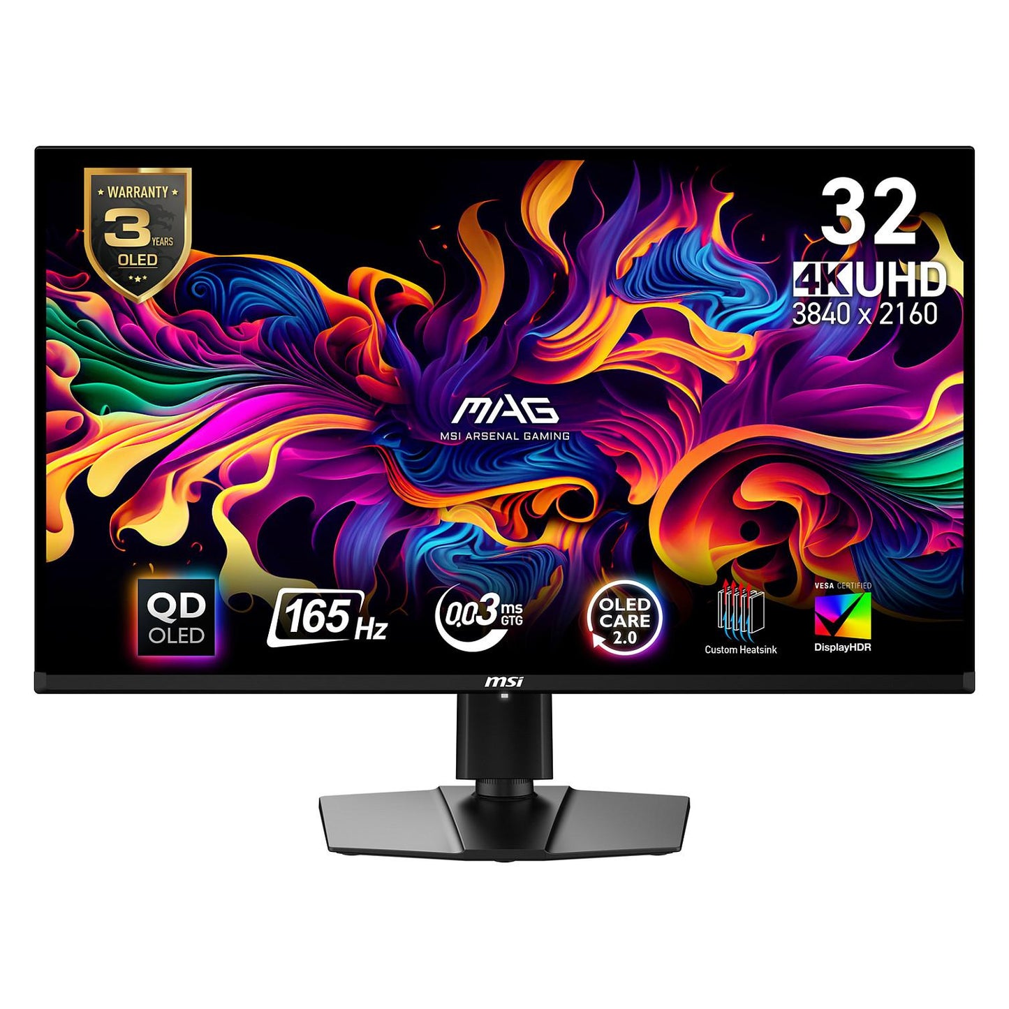 32"(81.3cm)TFT MSI MAG 321UPDE QD-OLED 9S6-3DD39T-029