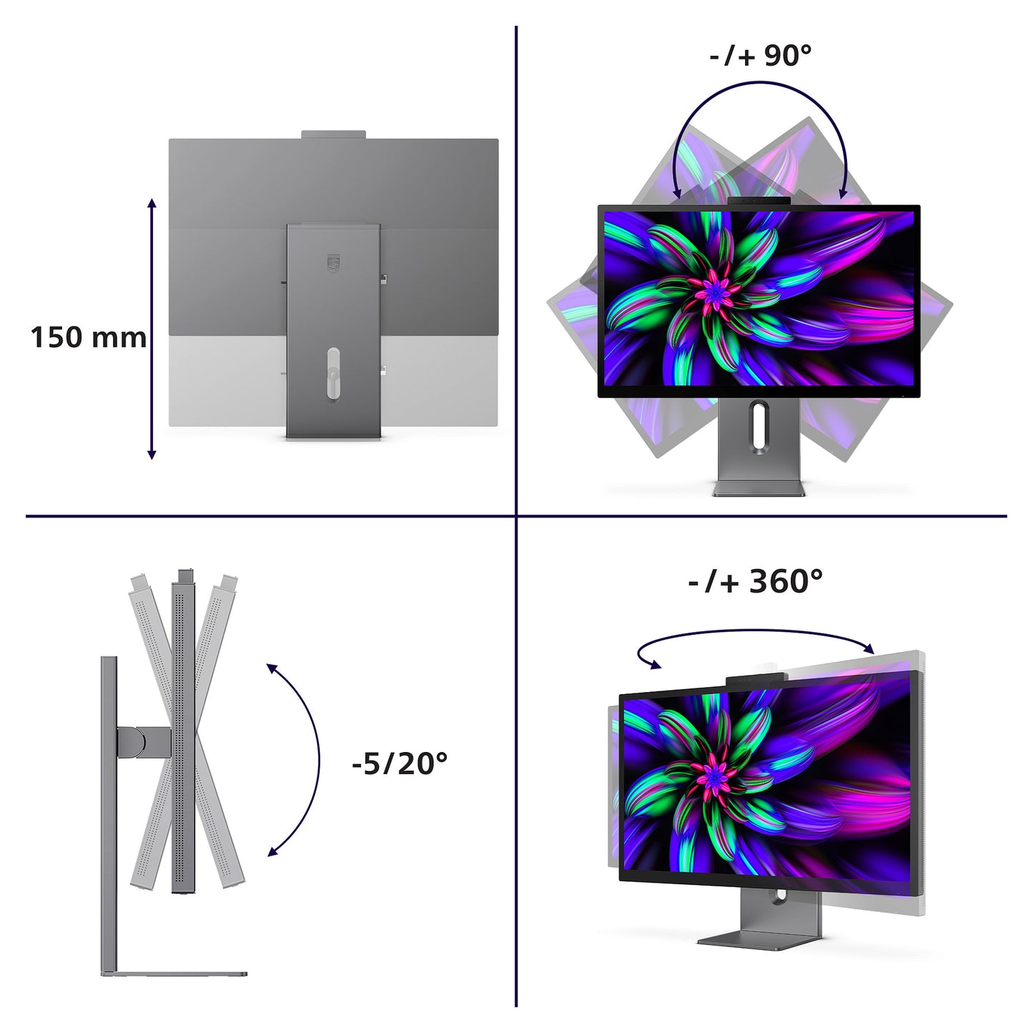 Philips 68,5cm (27,0") 27E3U7903 16:09 HDMI+DP+USB+C 5K Li.