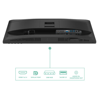 AOC 60,5cm (23,8") 24P4U 16:09 HDMI+DP+DVI+USB IPS Lift bk