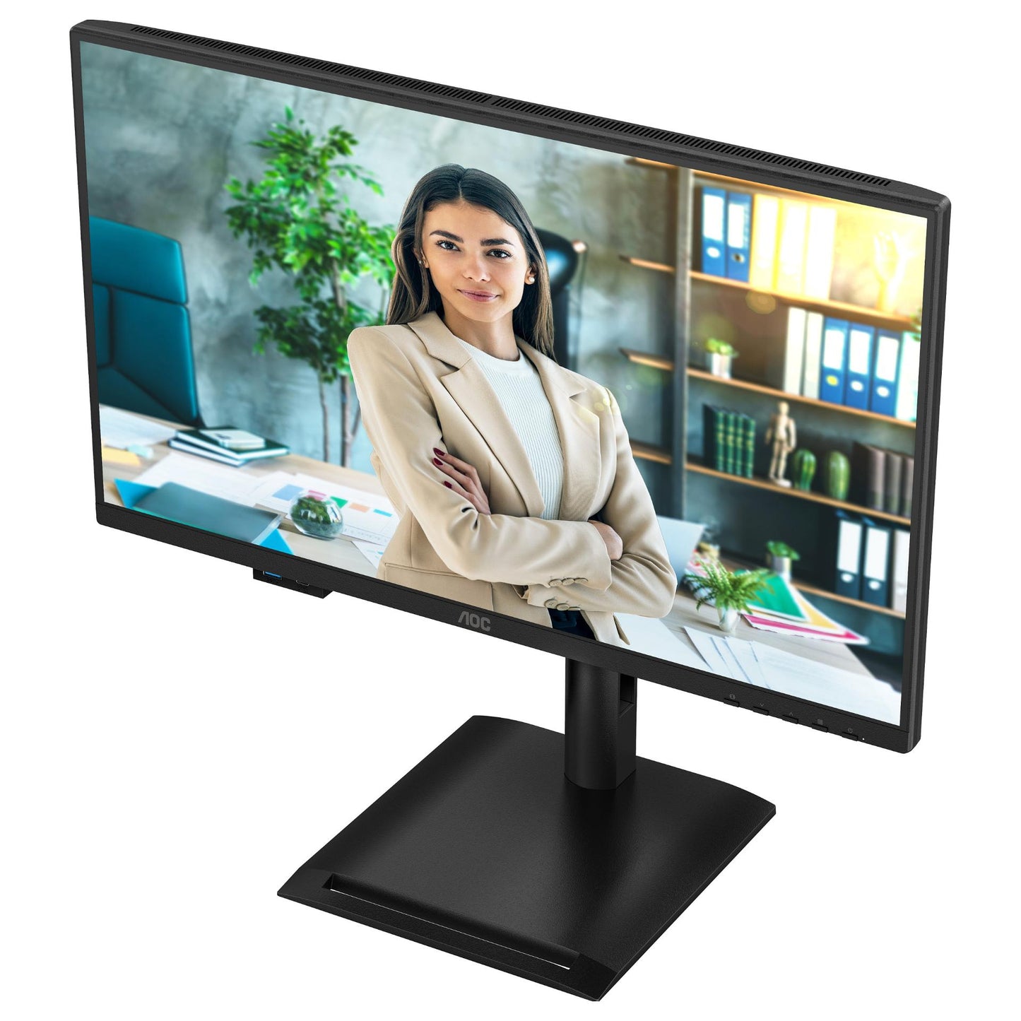 AOC 60,5cm (23,8") 24P4U 16:09 HDMI+DP+DVI+USB IPS Lift bk