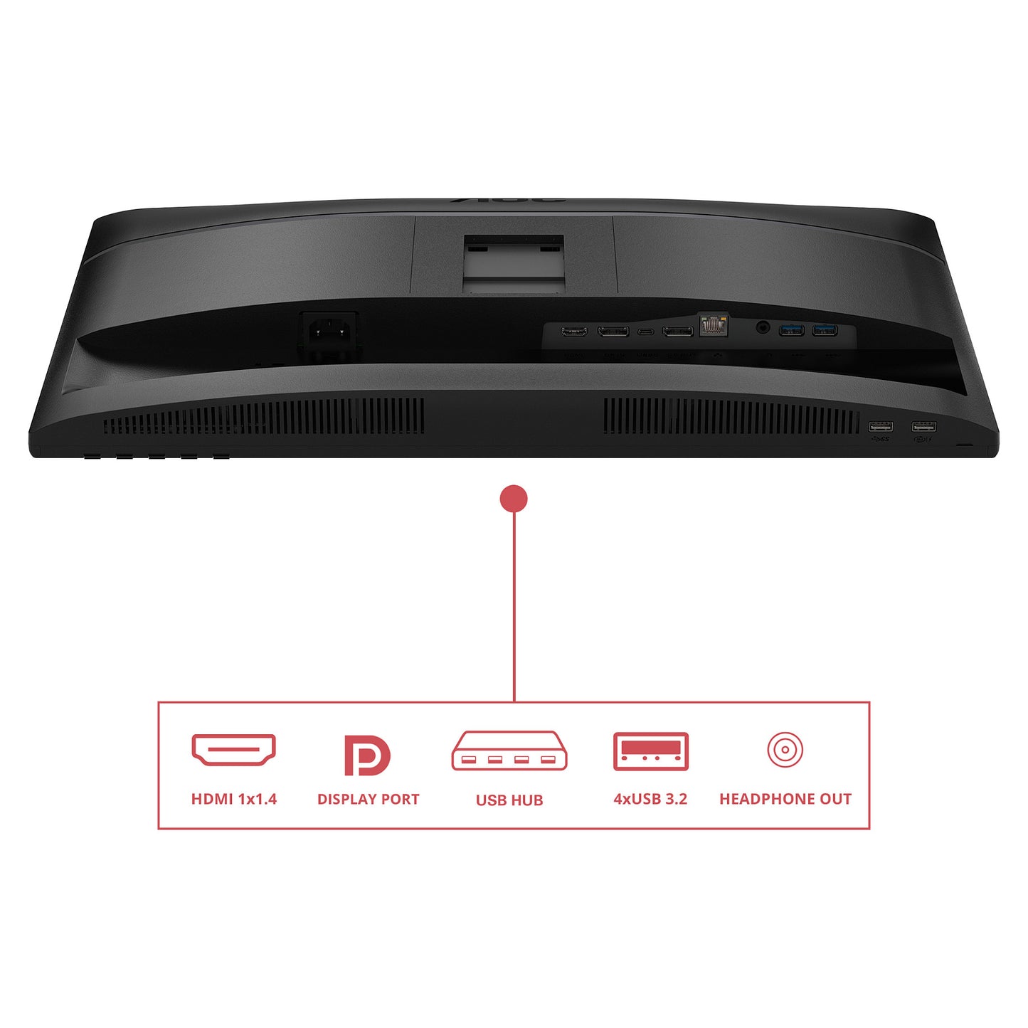 AOC 60,5cm (23,8") 24E4CV 16:09 HDMI+DP+USB-C Lift black