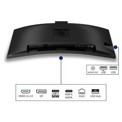 Philips 86,4cm (34,0") 34B2U3600CH 21:09 2xHDMI+DP+USB-C bl.