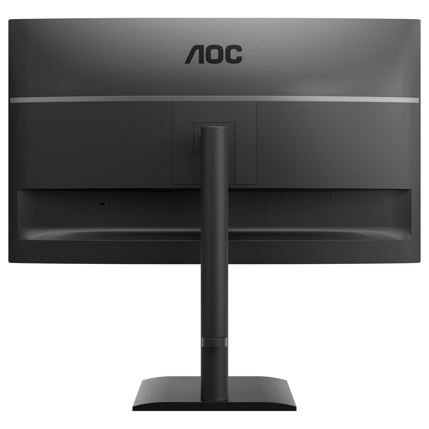 AOC U27E4CV - 27 Zoll Ultra HD, Lautsprecher, (3840x2160, 60 Hz, 2x HDMI 2.0, DisplayPort 1.4, USB-C (90W PD), RJ45, USB Hub) schwarz