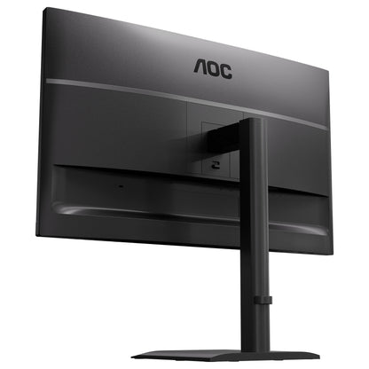 AOC U27E4CV - 27 Zoll Ultra HD, Lautsprecher, (3840x2160, 60 Hz, 2x HDMI 2.0, DisplayPort 1.4, USB-C (90W PD), RJ45, USB Hub) schwarz